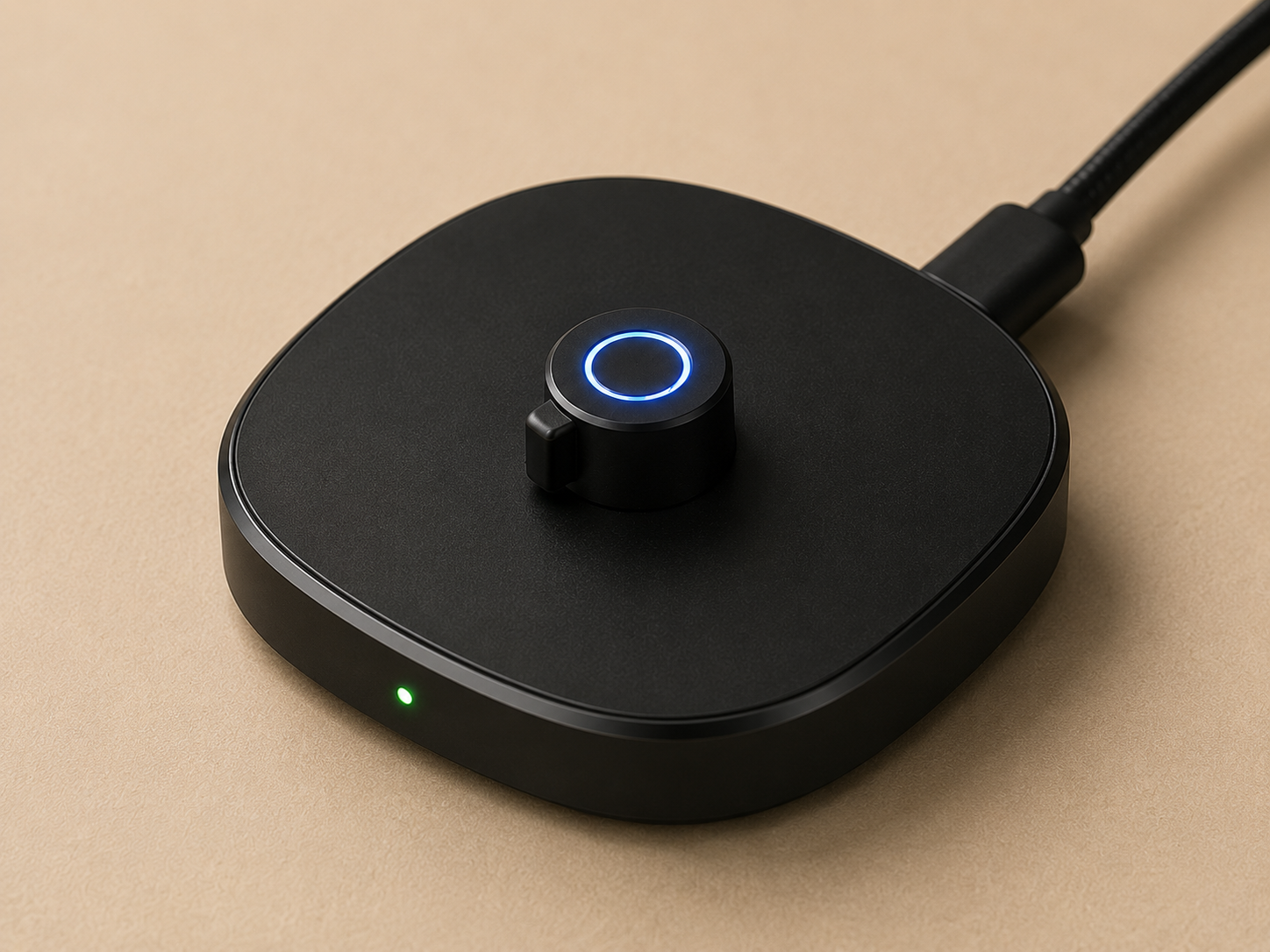 Dock with LED indicator